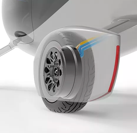 Ruedas del ASKA el SUV volador