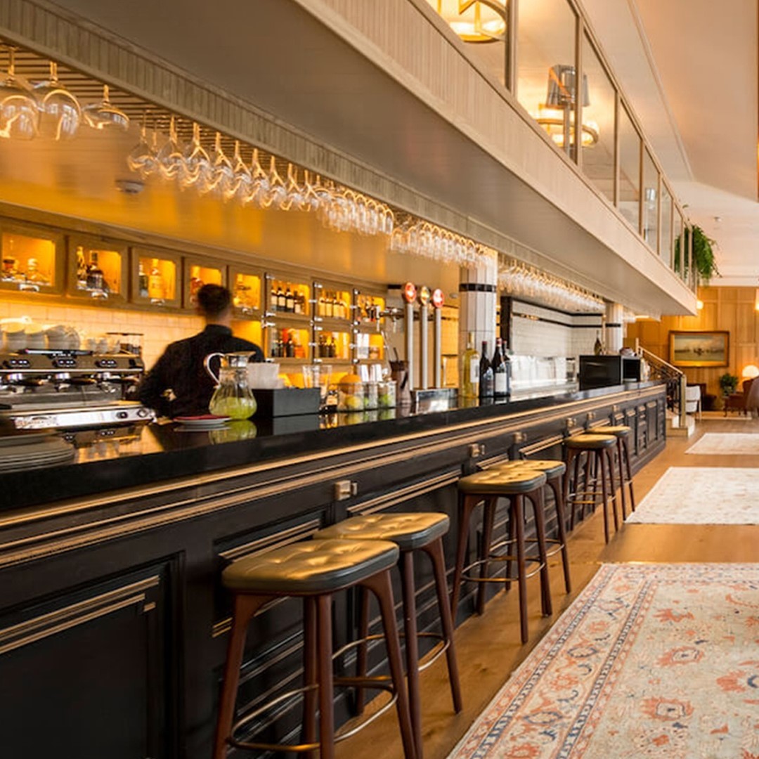 El lobby bar de Casa Suecia / Foto: @casasuecia