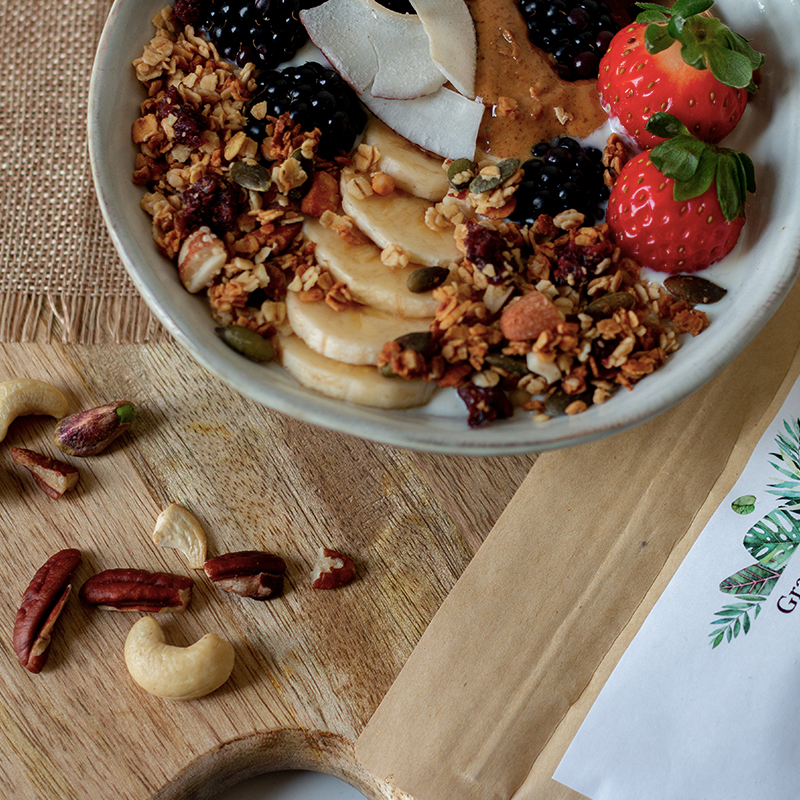 Bol de granola de Granoletta./Foto: Granoletta