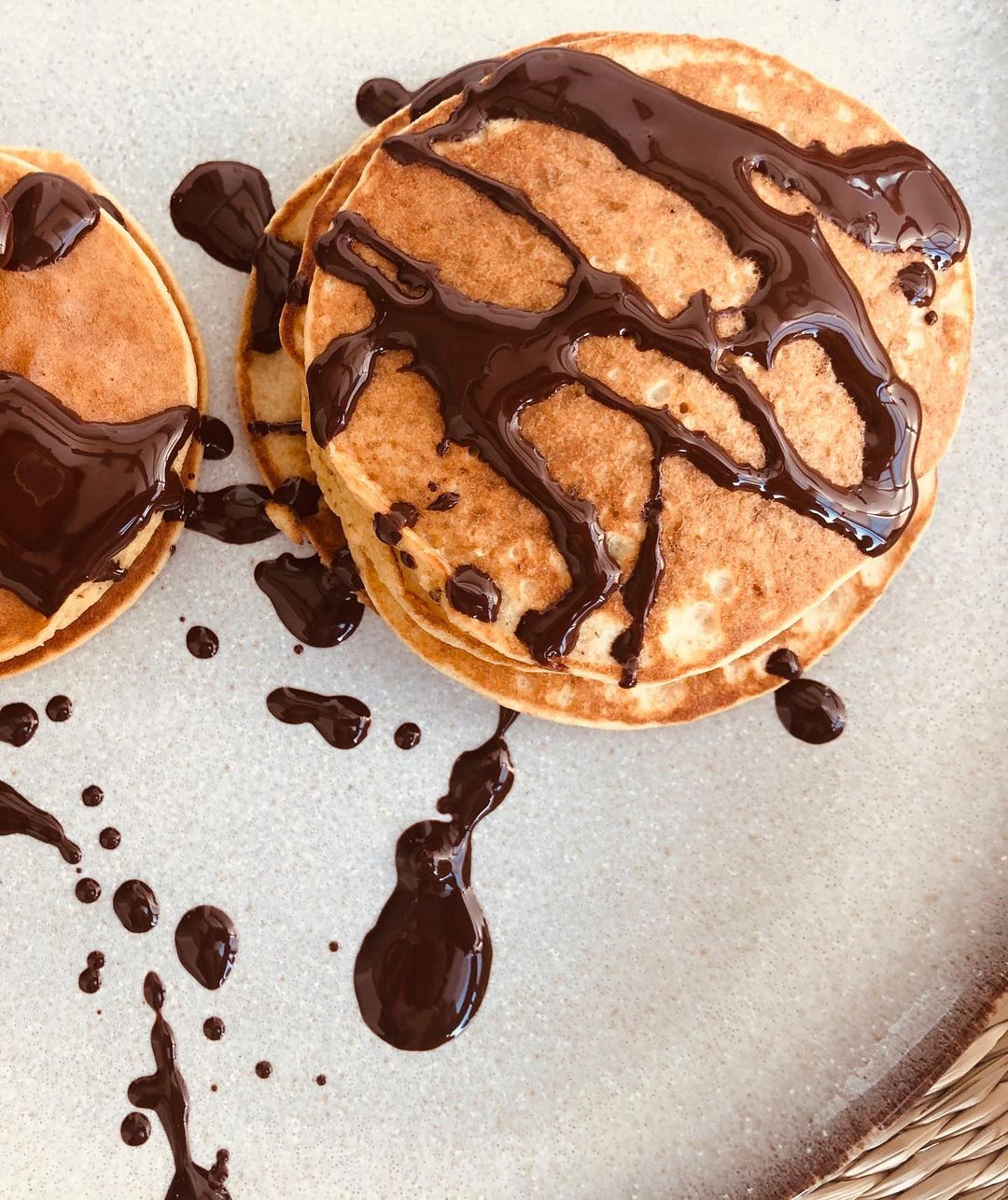 Tortitas con chocolate, receta