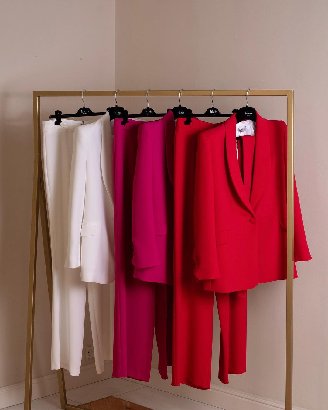 Algunos trajes / Foto: @bleismadrid