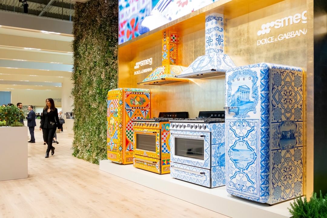 Colaboración de Smeg con Dolce & Gabbana / Foto: @saverio_lombardi_vallauri