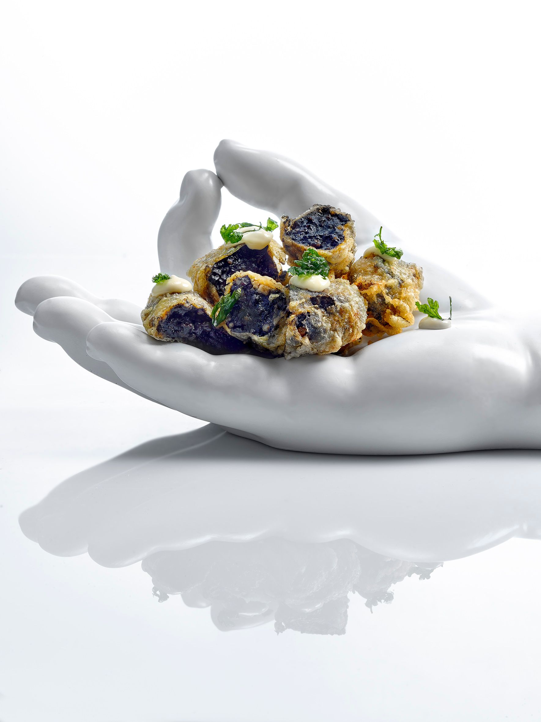 Croquetas de chipirones en su tinta / Foto: BiBo