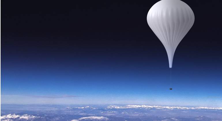 El globo de EOX-S Space