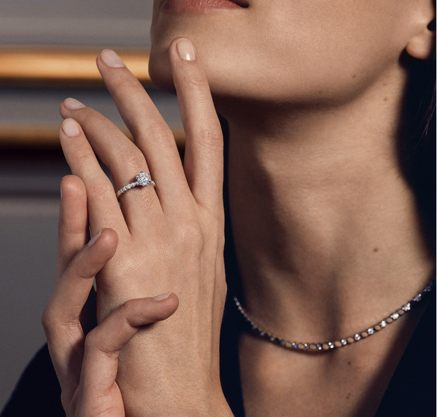 Pieza de oro blanco y diamante/Foto: Chaumet