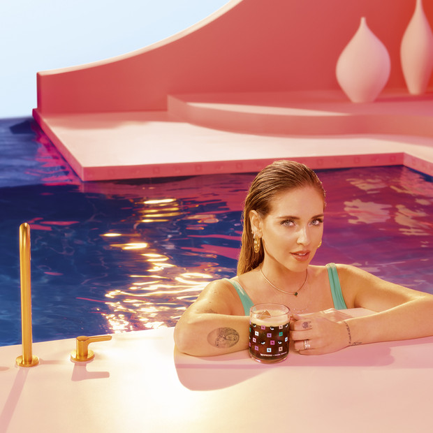 Chiara Ferragni con Nespresso