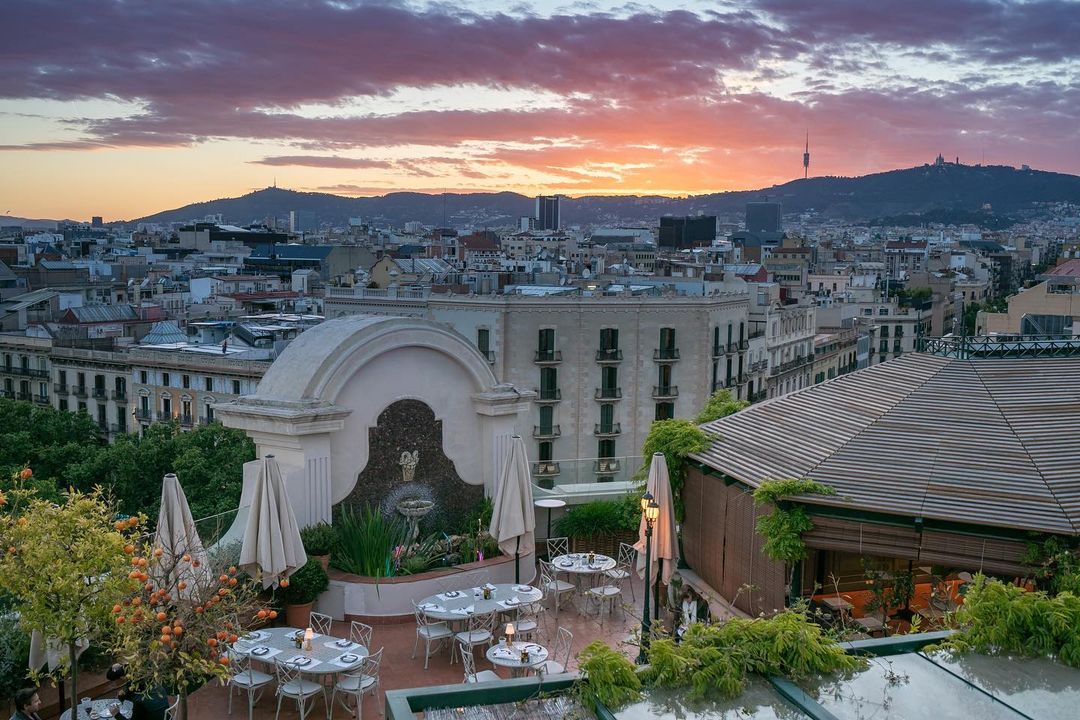Terraza del Hotel Palace Barcelona