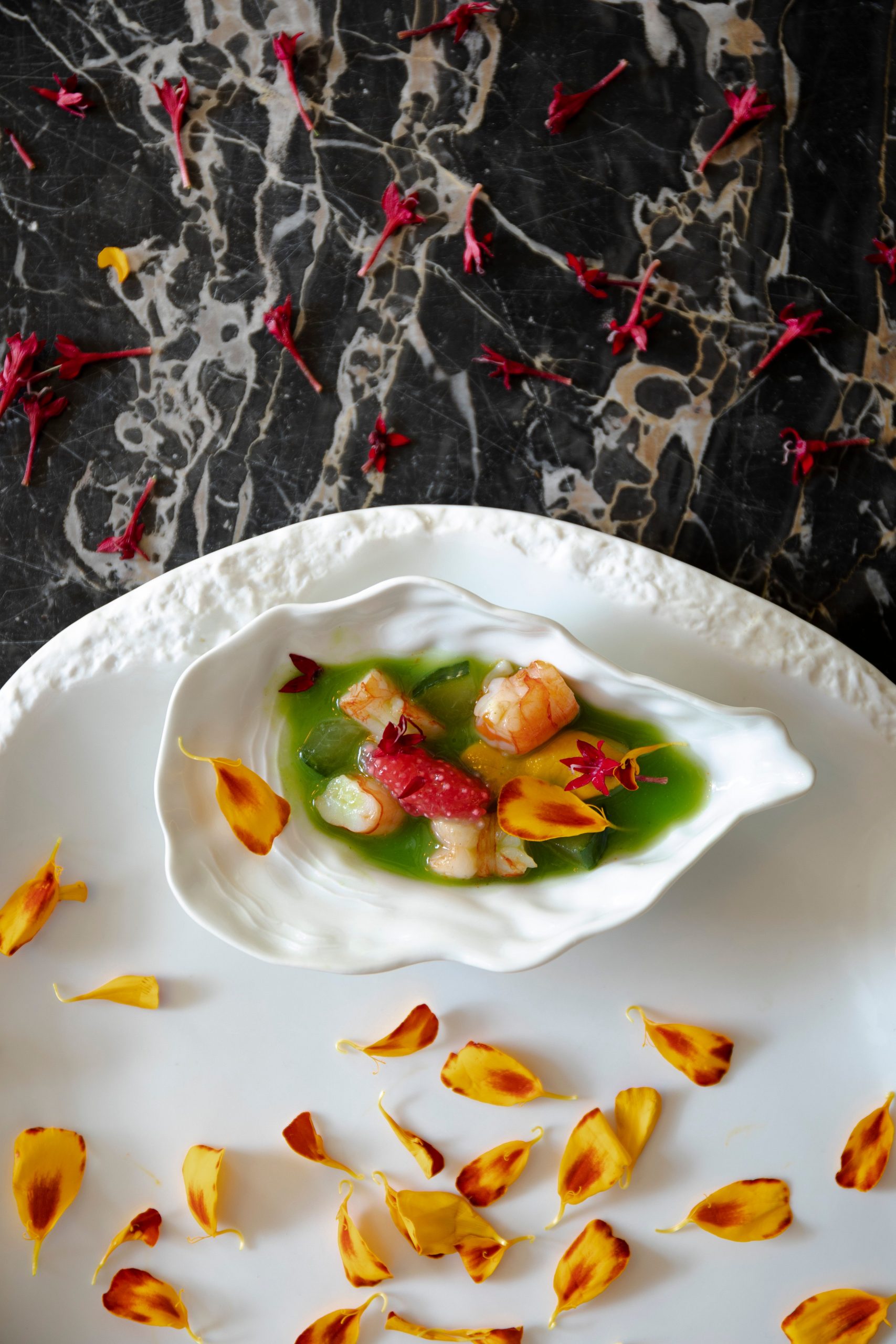 Tapa de almeja y mejillón / Foto: Gran Meliá Palacio de los Duques