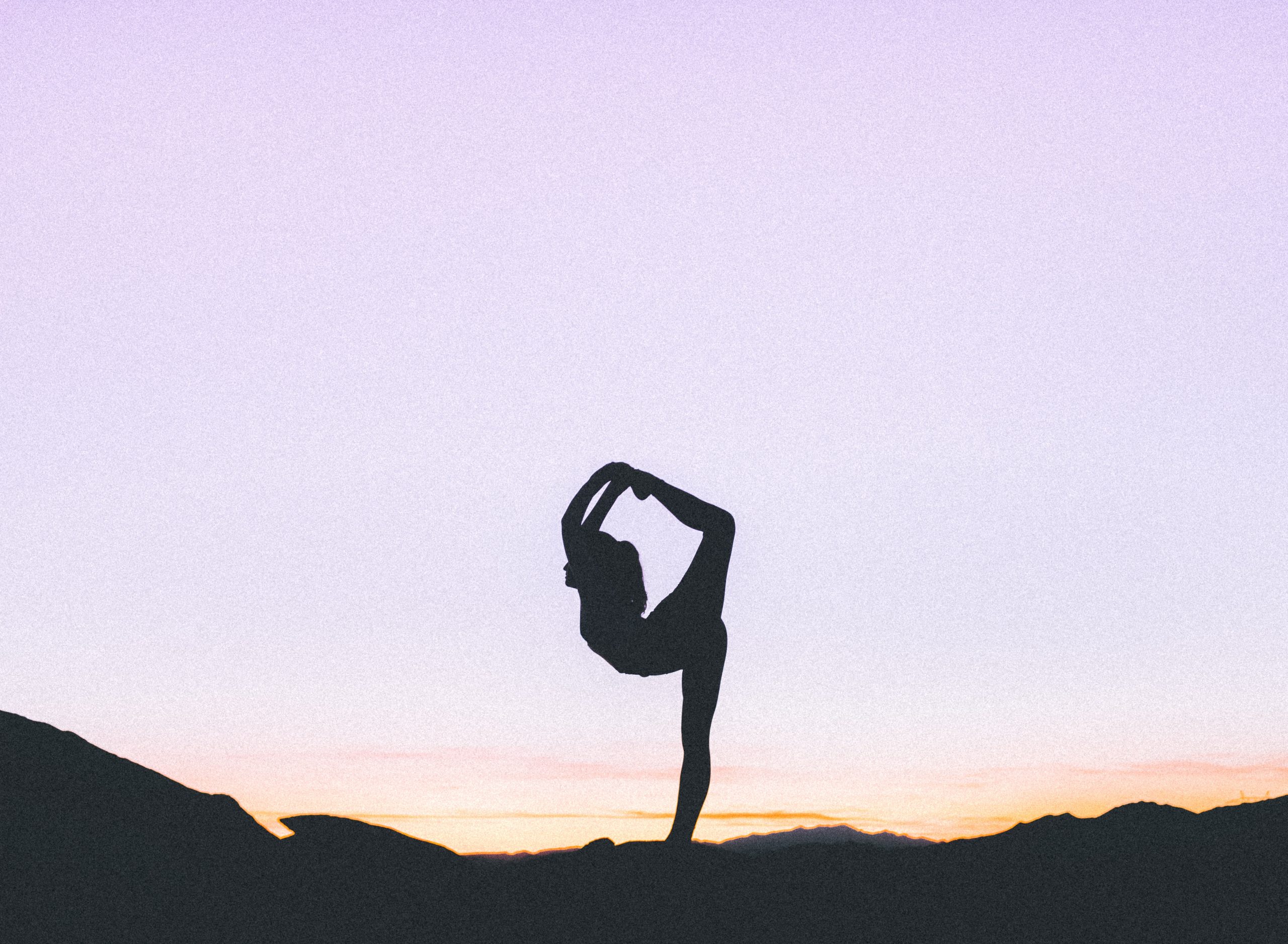 Haciendo yoga