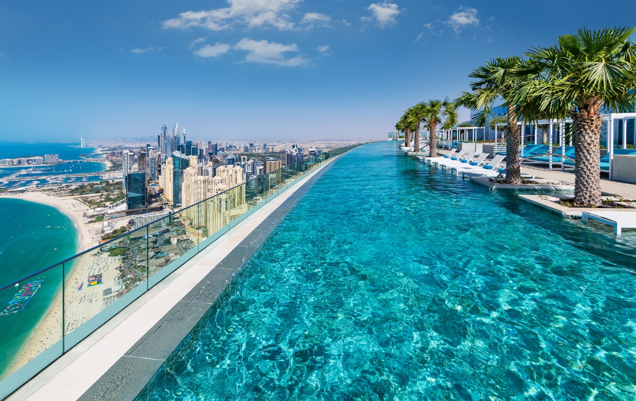 La infinity pool m&aacute;s alta del mundo