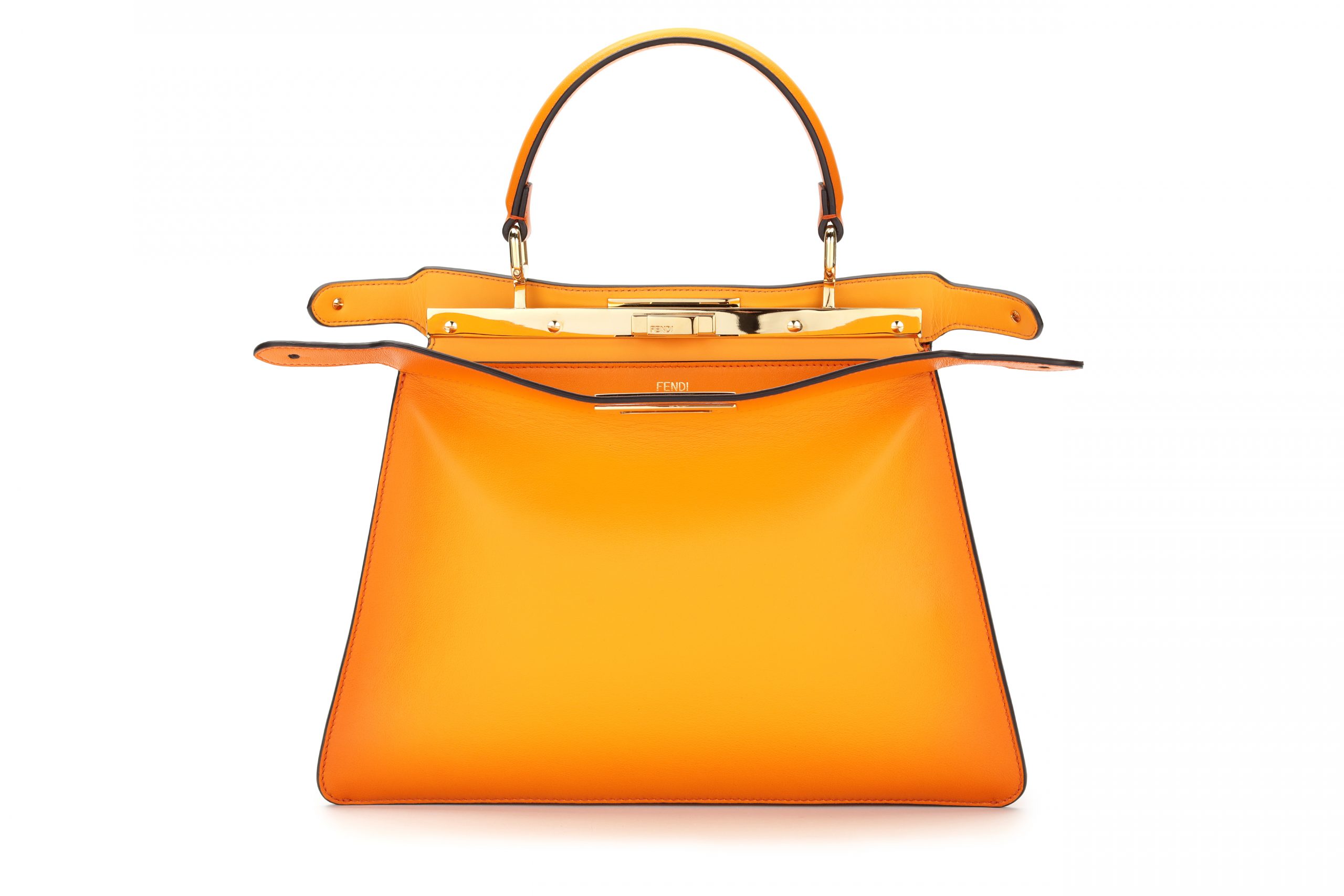 Bolso Peekaboo en naranja / Foto: Fendi
