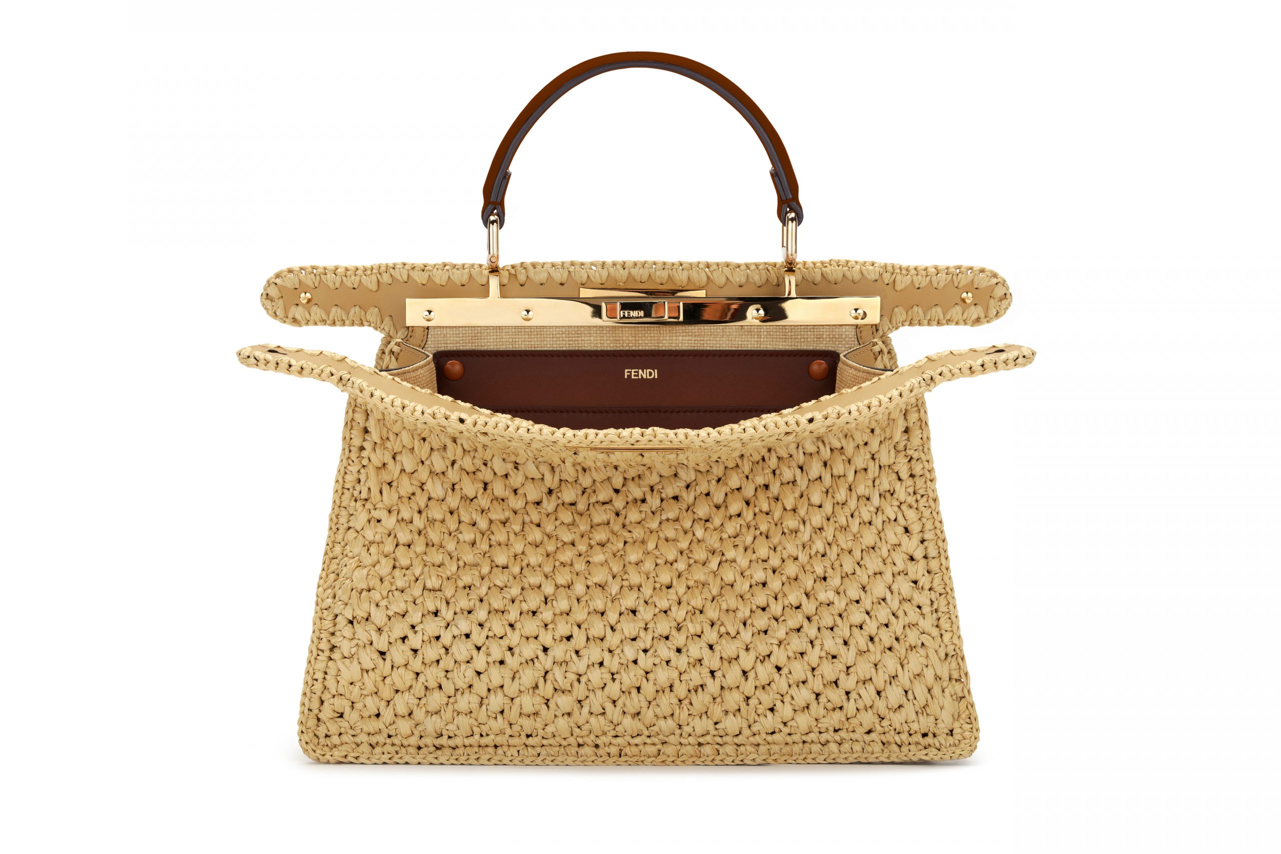 Bolso Peekaboo de rafia / Foto: Fendi