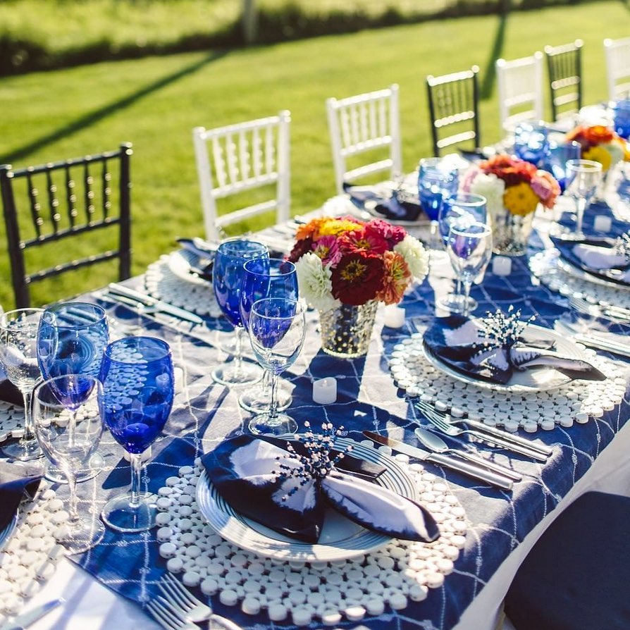 Mesa en el jardín