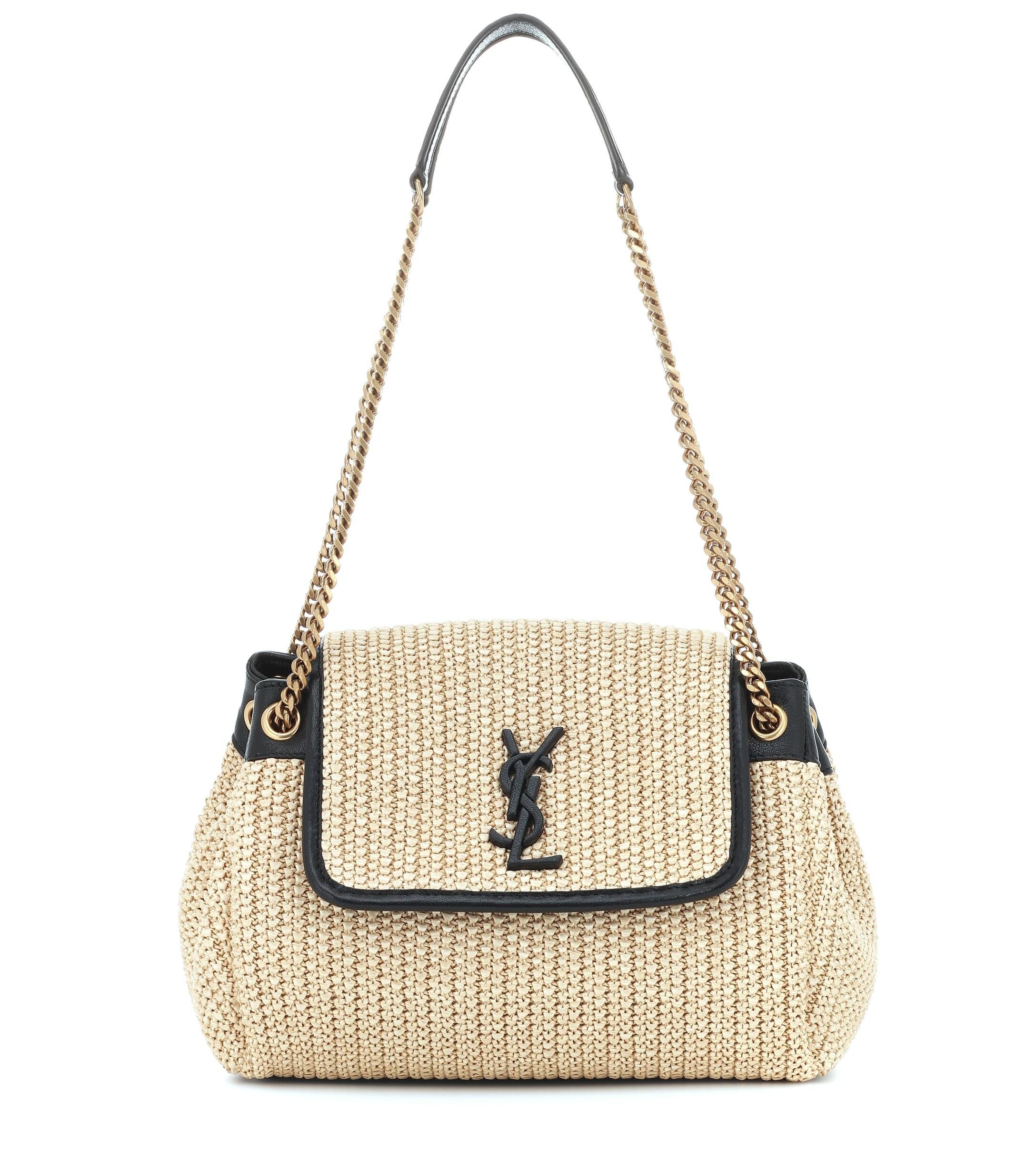 Bolso rafia de YSL