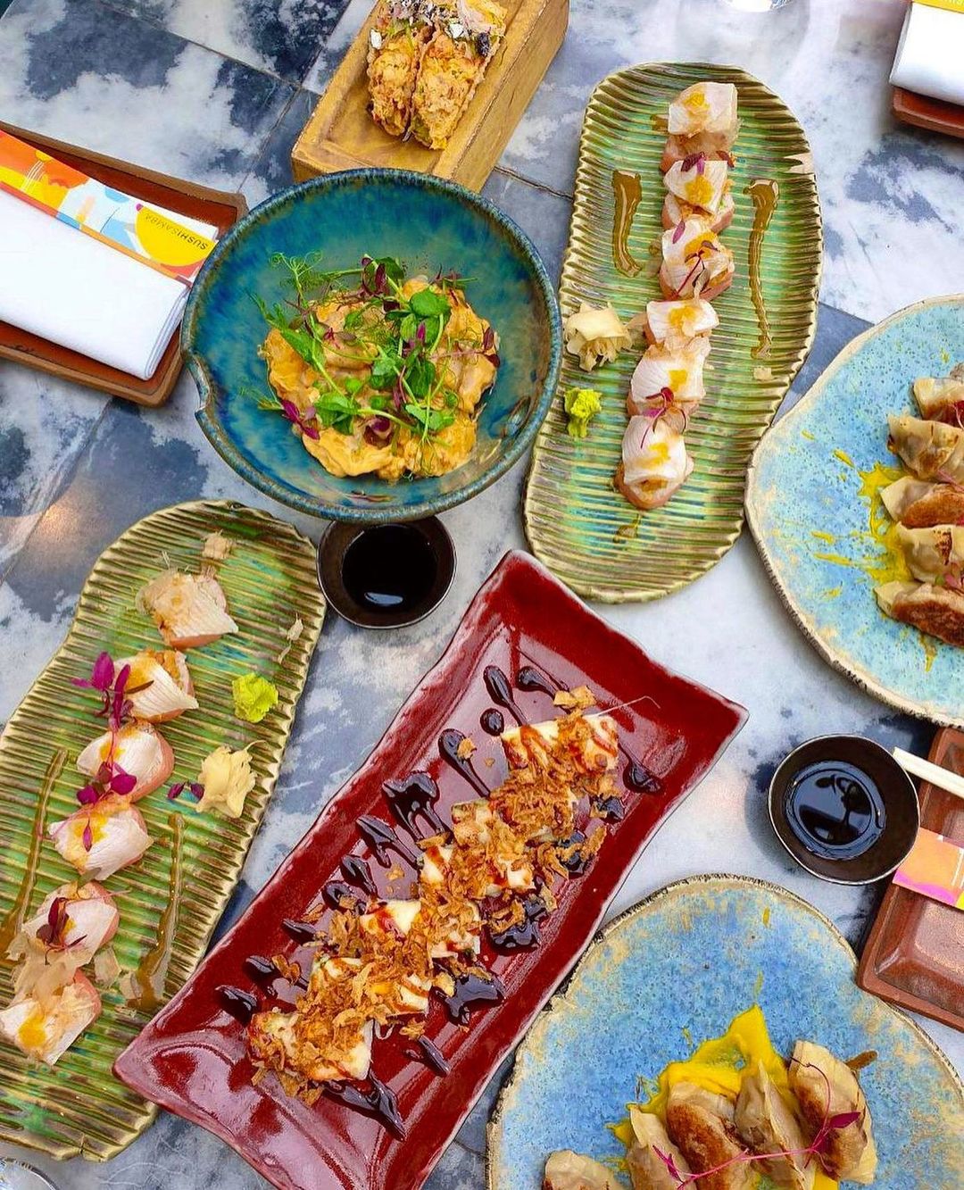 Algunos platos / Foto: @sushisamba