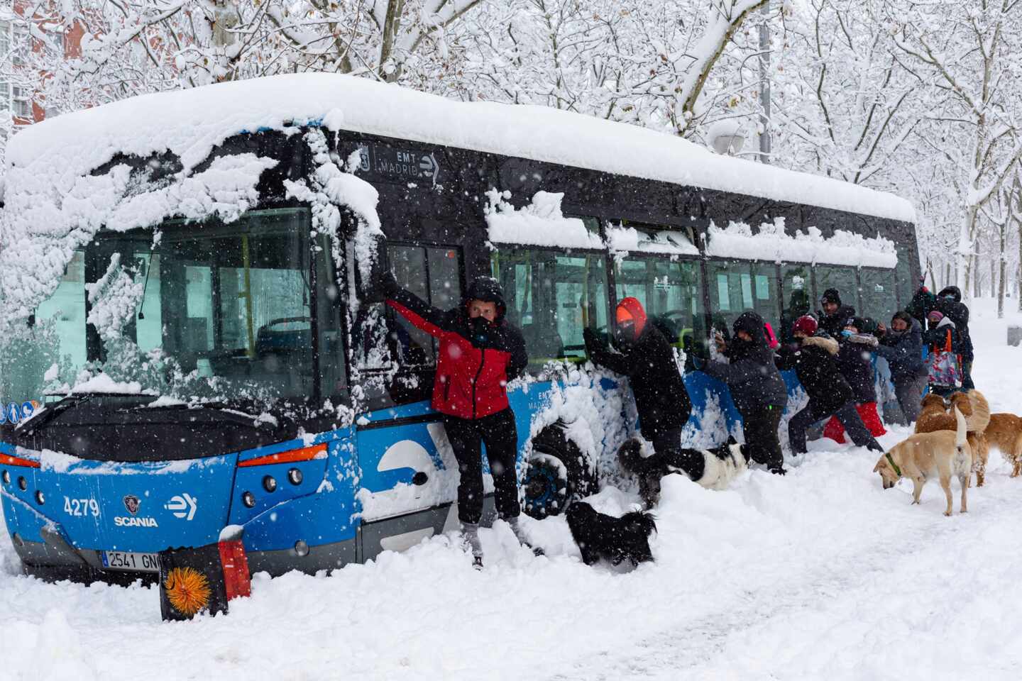 Nieve en Madrid, Filomena