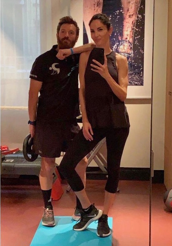 Chiqui trainer y Eugenia SIlva / Foto: @chiquitrainer