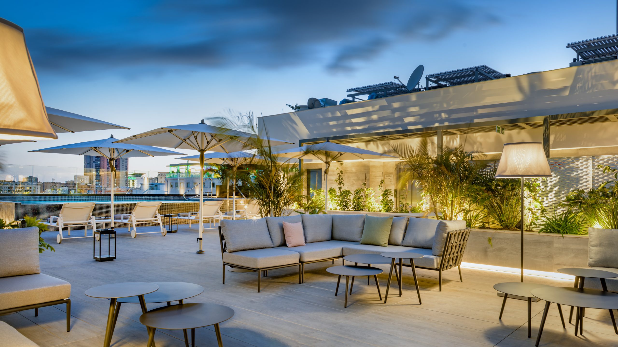 El rooftop del AC Tenerife / Foto: Marriott International
