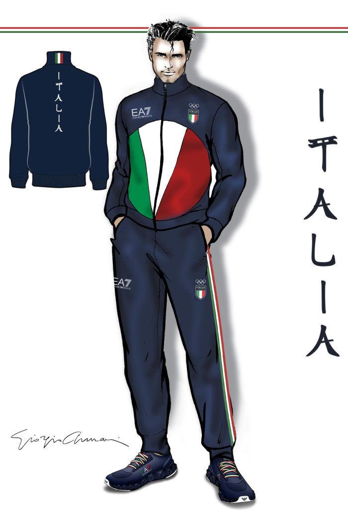 Boceto Armani para la colecci&oacute;n JJOO 2020
