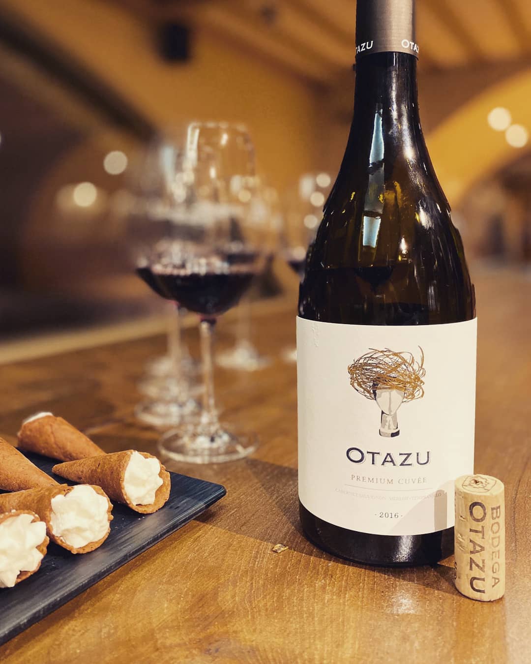 Una de los vinos de la bodega / Foto: @bodegaotazu