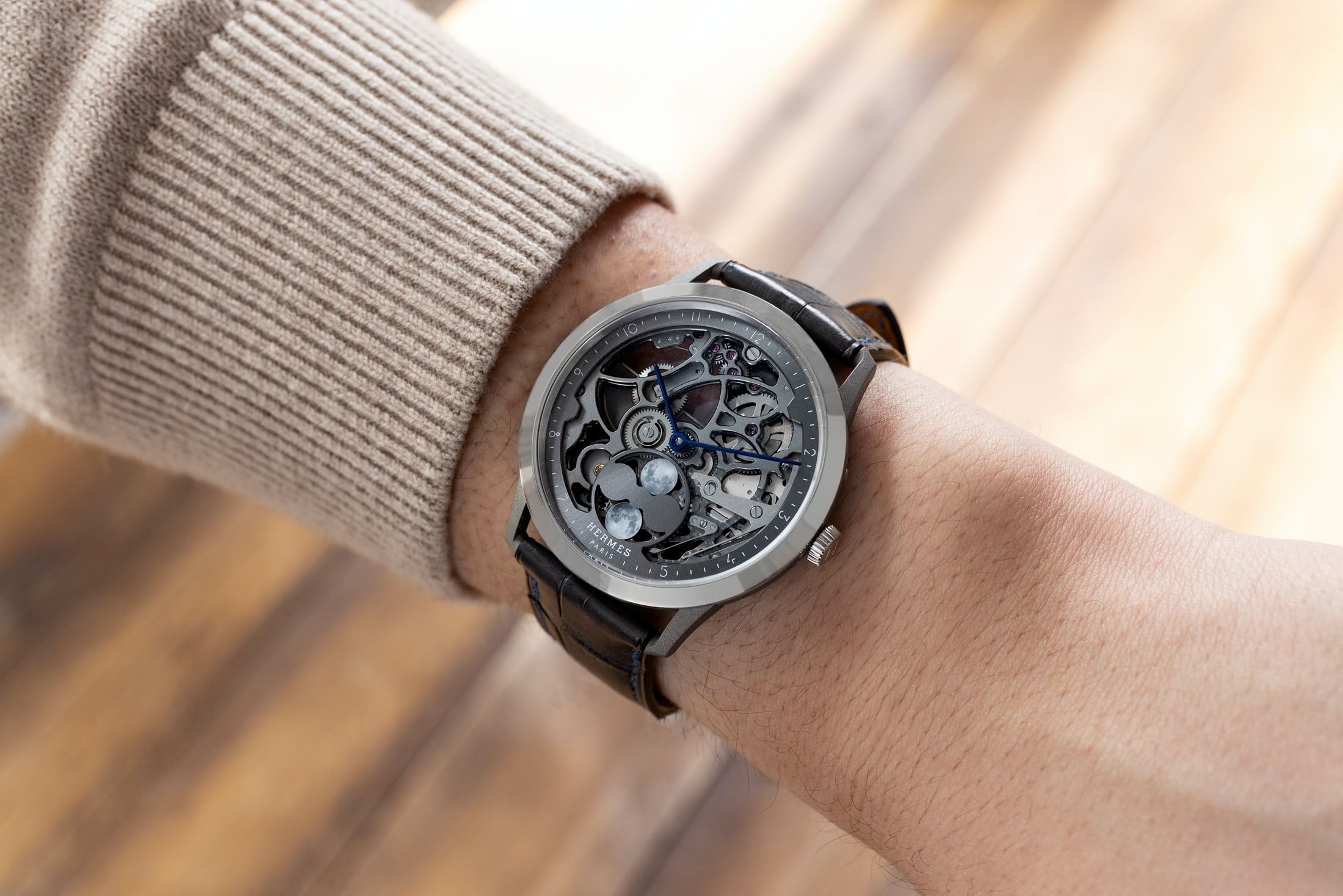 Slim d'Hermès Squelette Lune