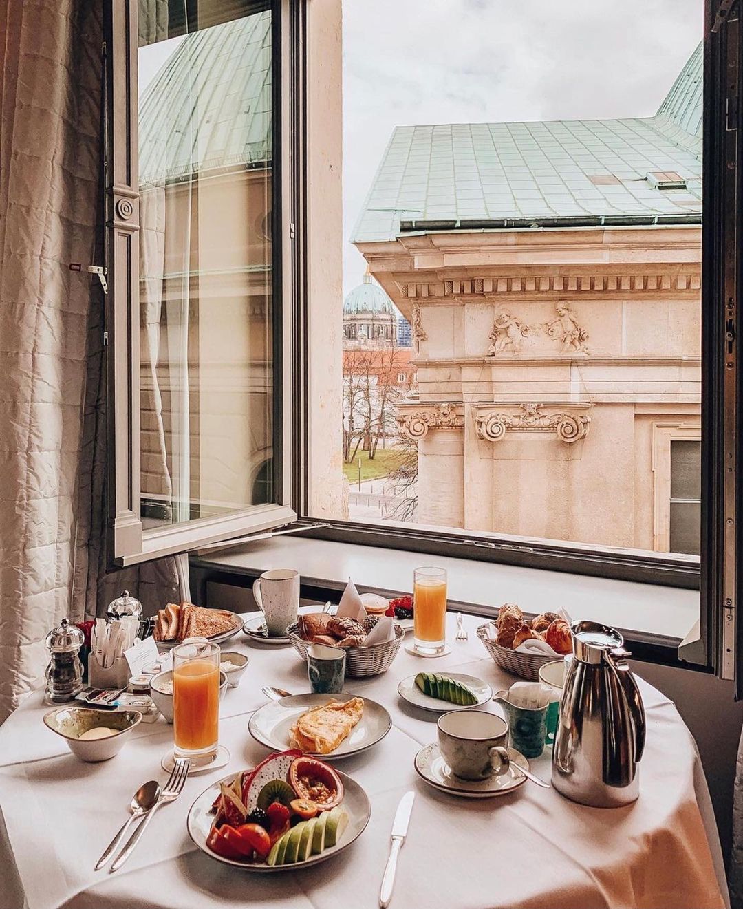 El desayuno / Foto: @hotelderome