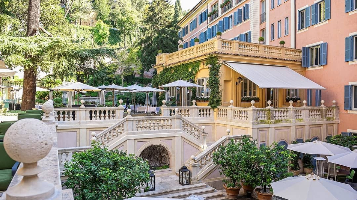 El jardín secreto / Foto: Hotel de Russie