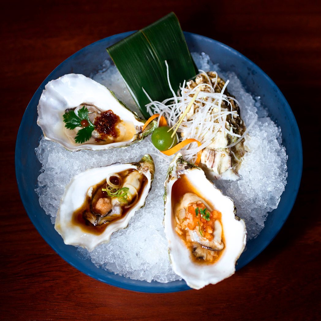 Ostras de Nobu
