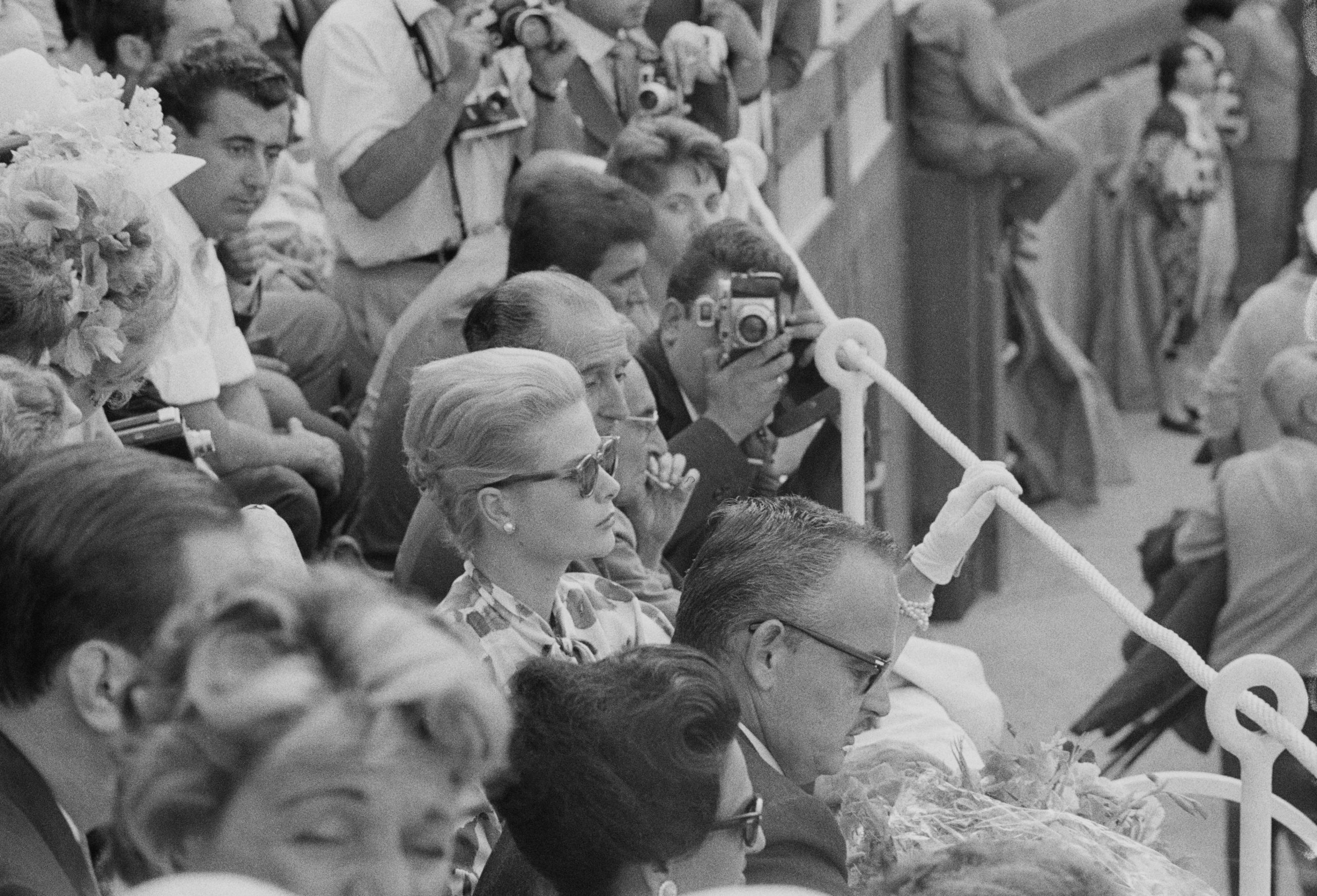 La Princesa Grace Kelly y el Pr&iacute;ncipe Rainiero en Mallorca en 1961 / Foto: Getty Images