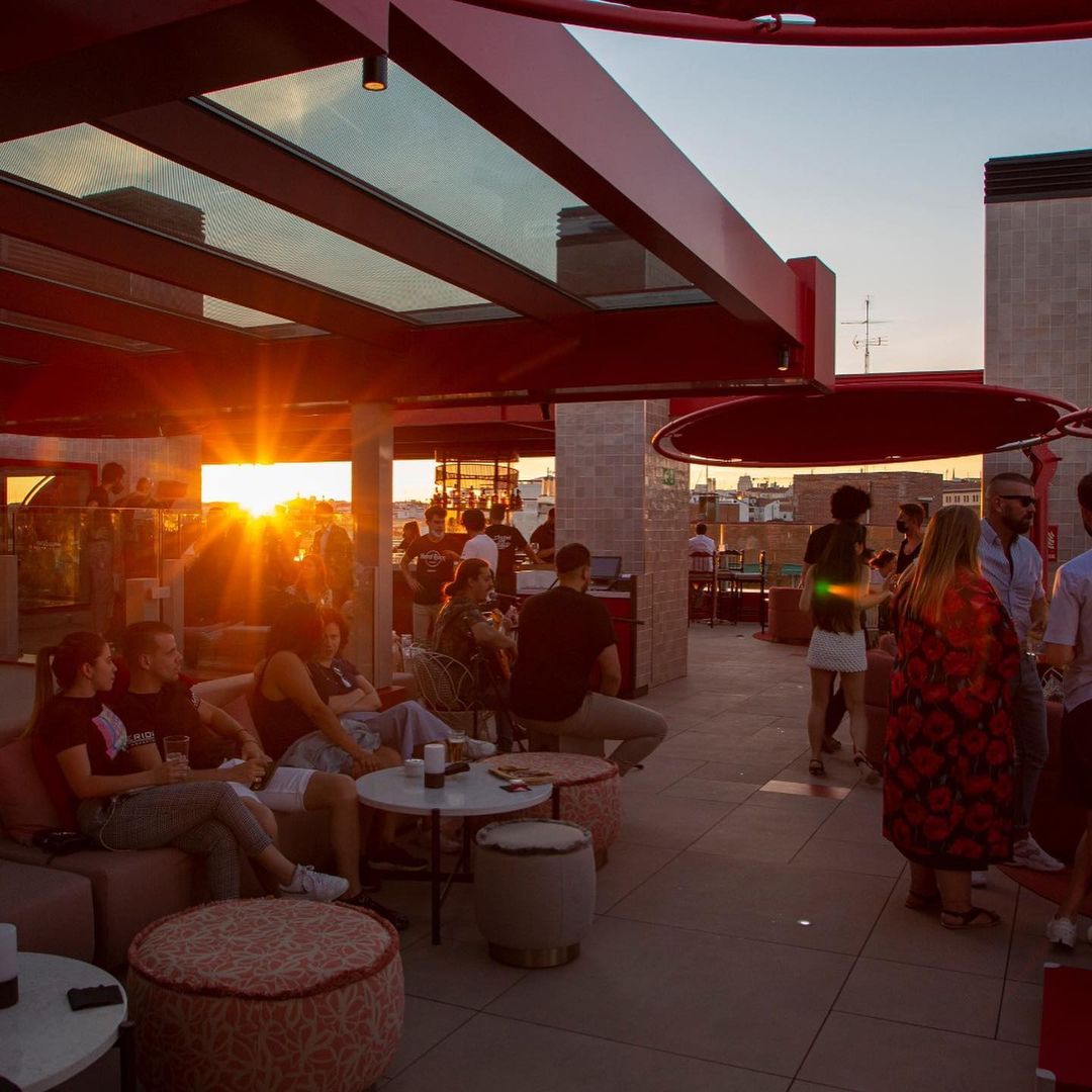 Uno de los rincones de la terraza / Foto: @hrhmadrid