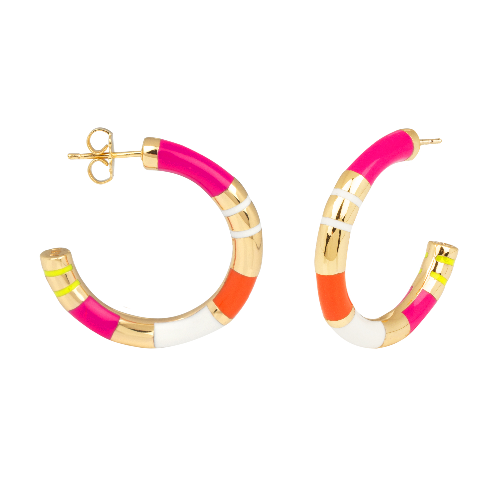 Foto: Pendientes en oro multicolor, Rasanna Zanetti