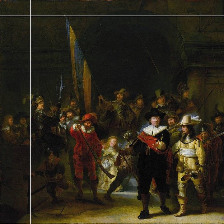 "La ronda de noche" de Rembrandt
