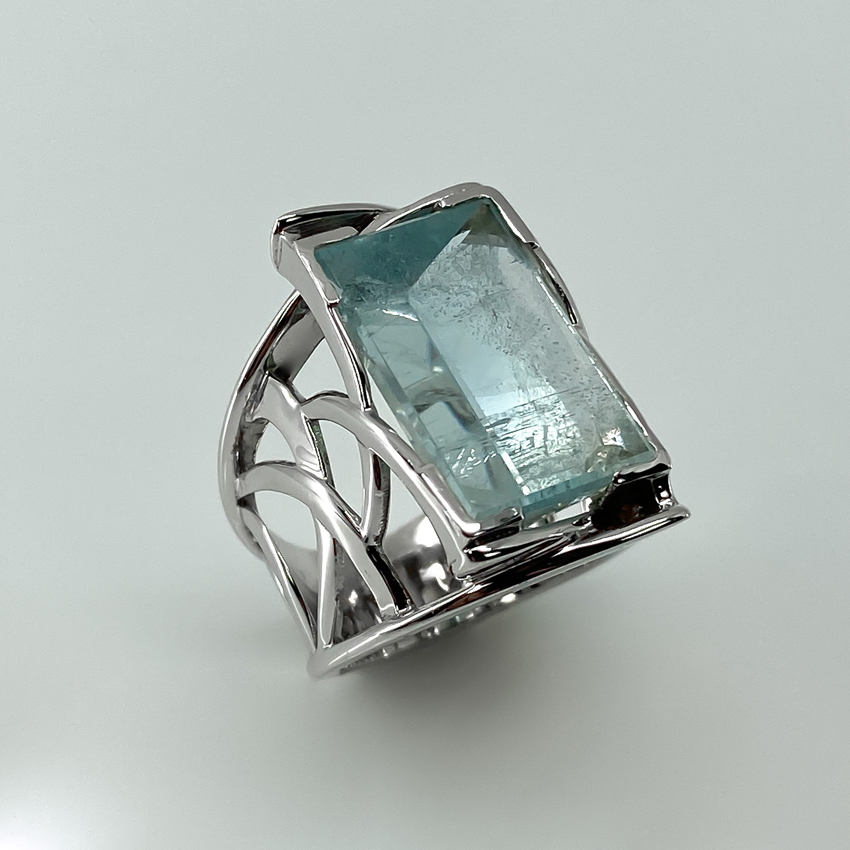 Anillo Palma Formas de la naturaleza de Laura Marquez
