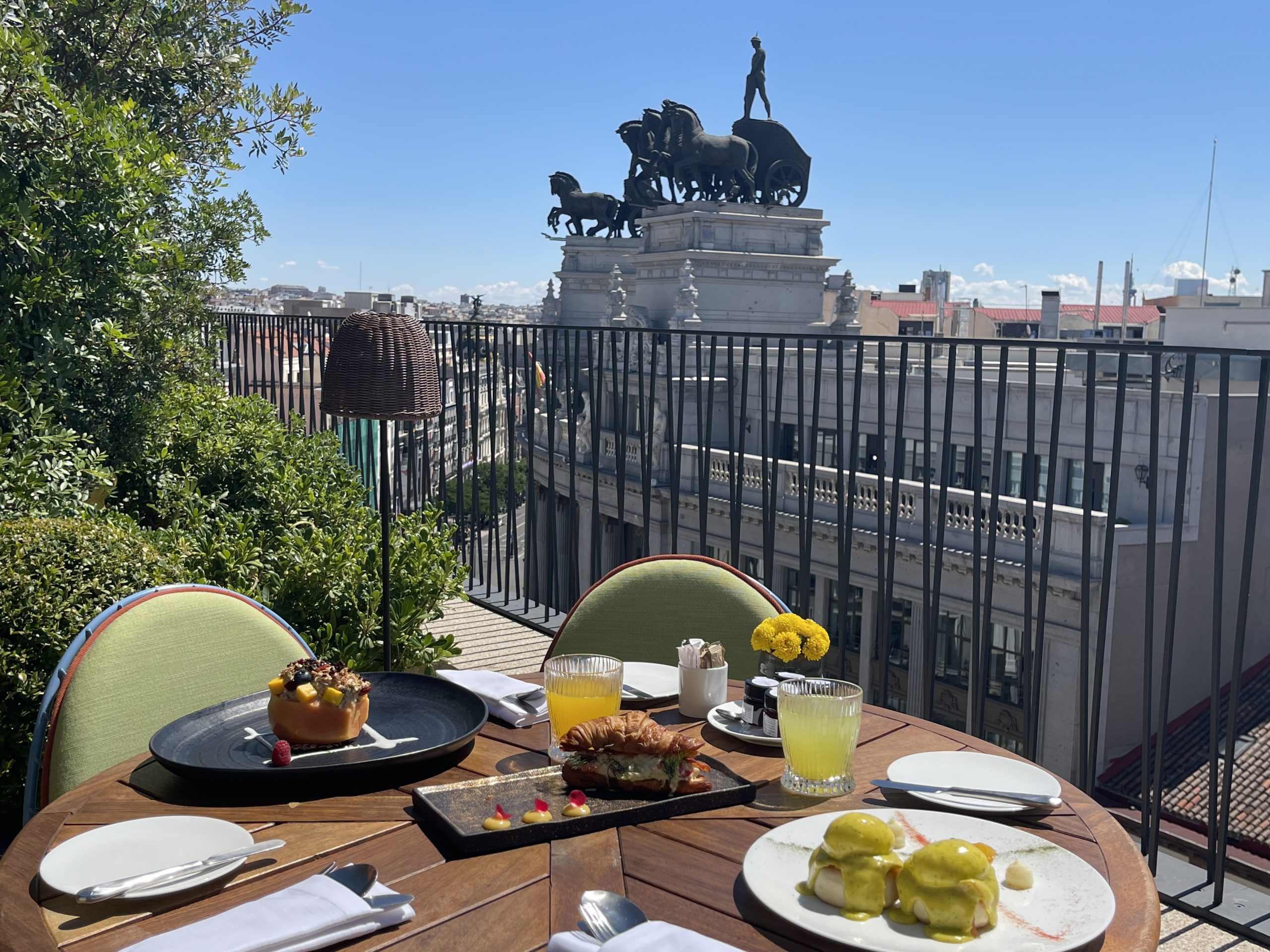 Nuestro desayuno con vistas en 'Dani Brasserie' del Four Seaons