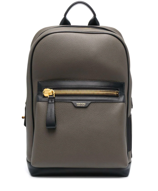 Mochila texturizada con logo de Tom Ford