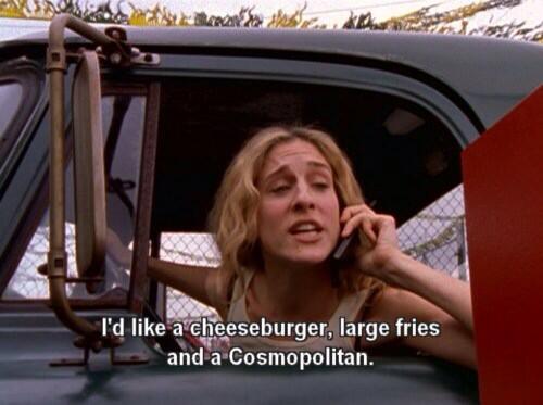 Carrie Bradshaw en Sexo en Nueva York.