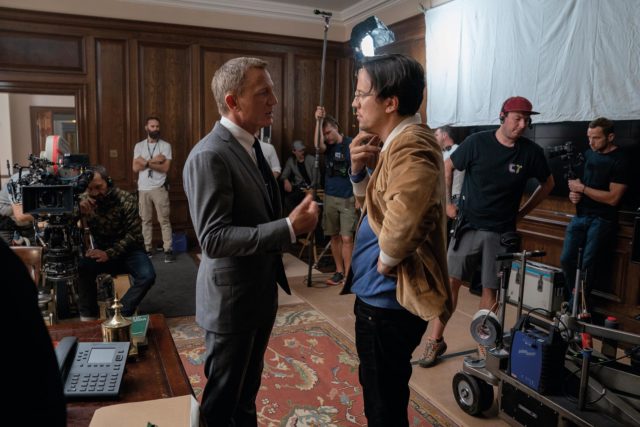 Daniel Craig en el rodaje de 'Sin tiempo para morir'