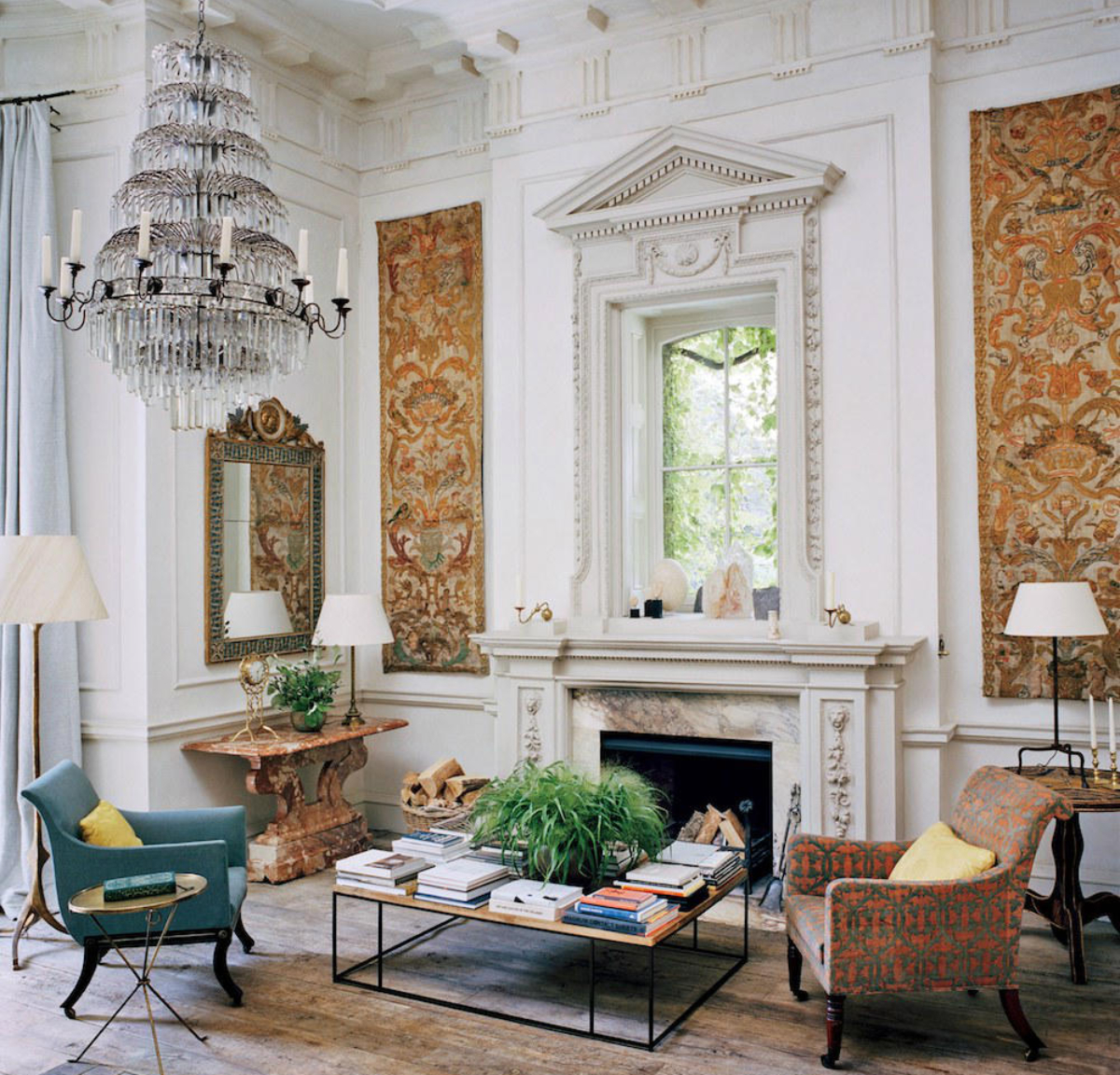 Foto: Sal&iacute;n-comedor de la casa 