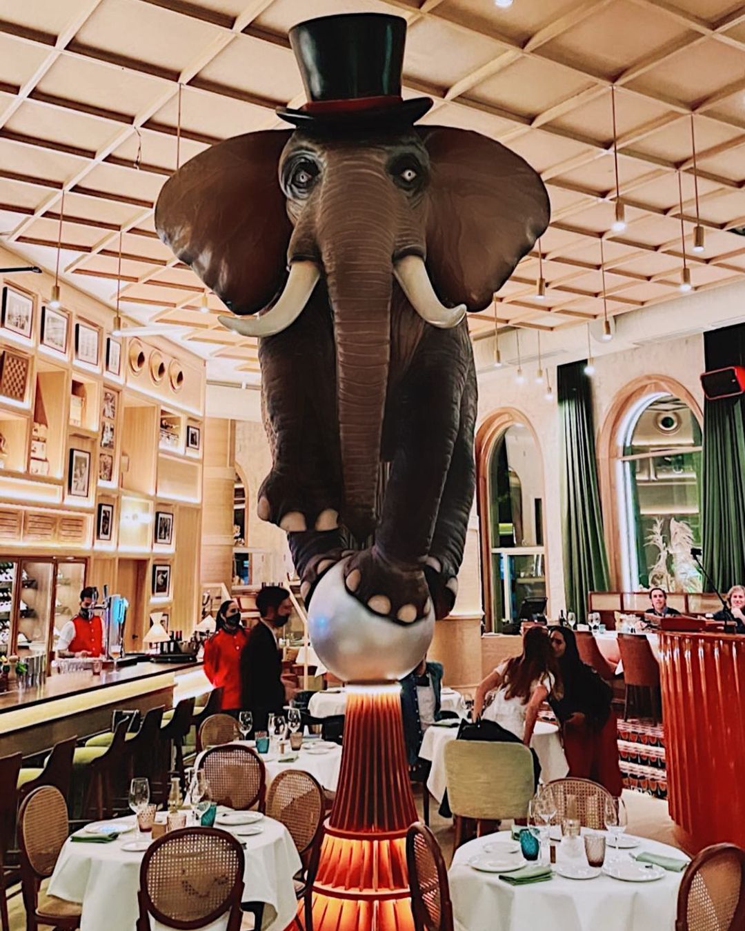 El elefante / Foto: @fanatico.madrid