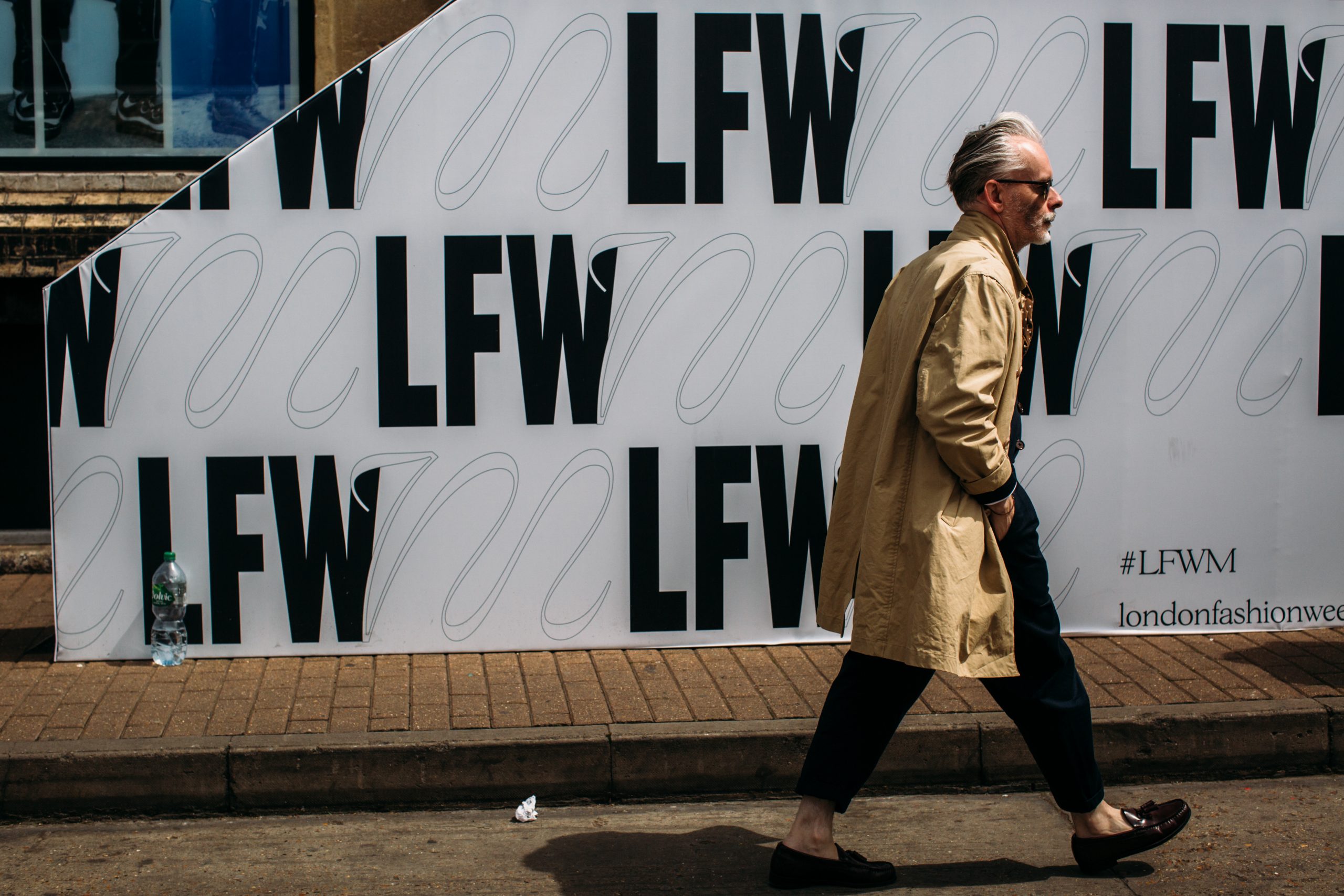 Uno de los asistentes a la LFW / Foto: Imaxtree