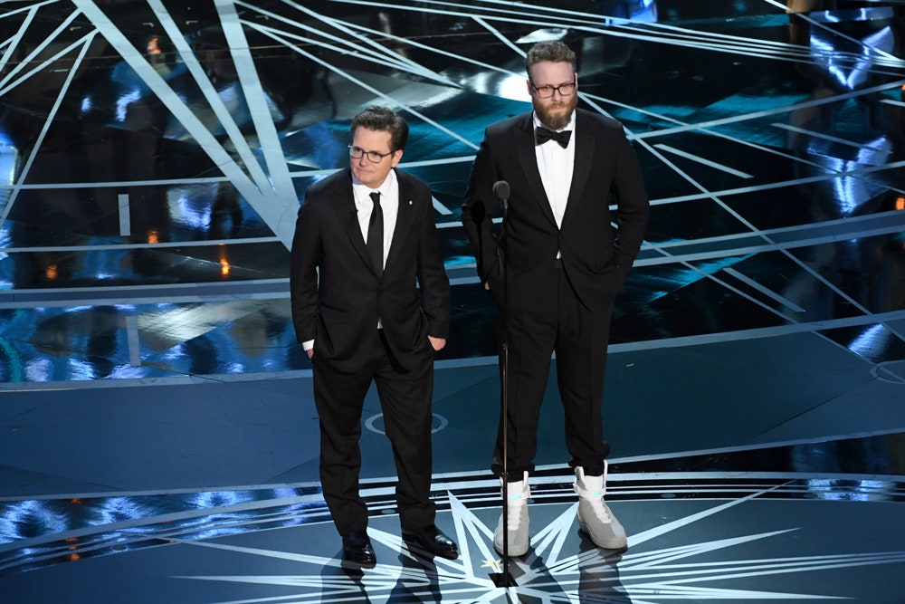Michael J. Fox y Seth Rogen