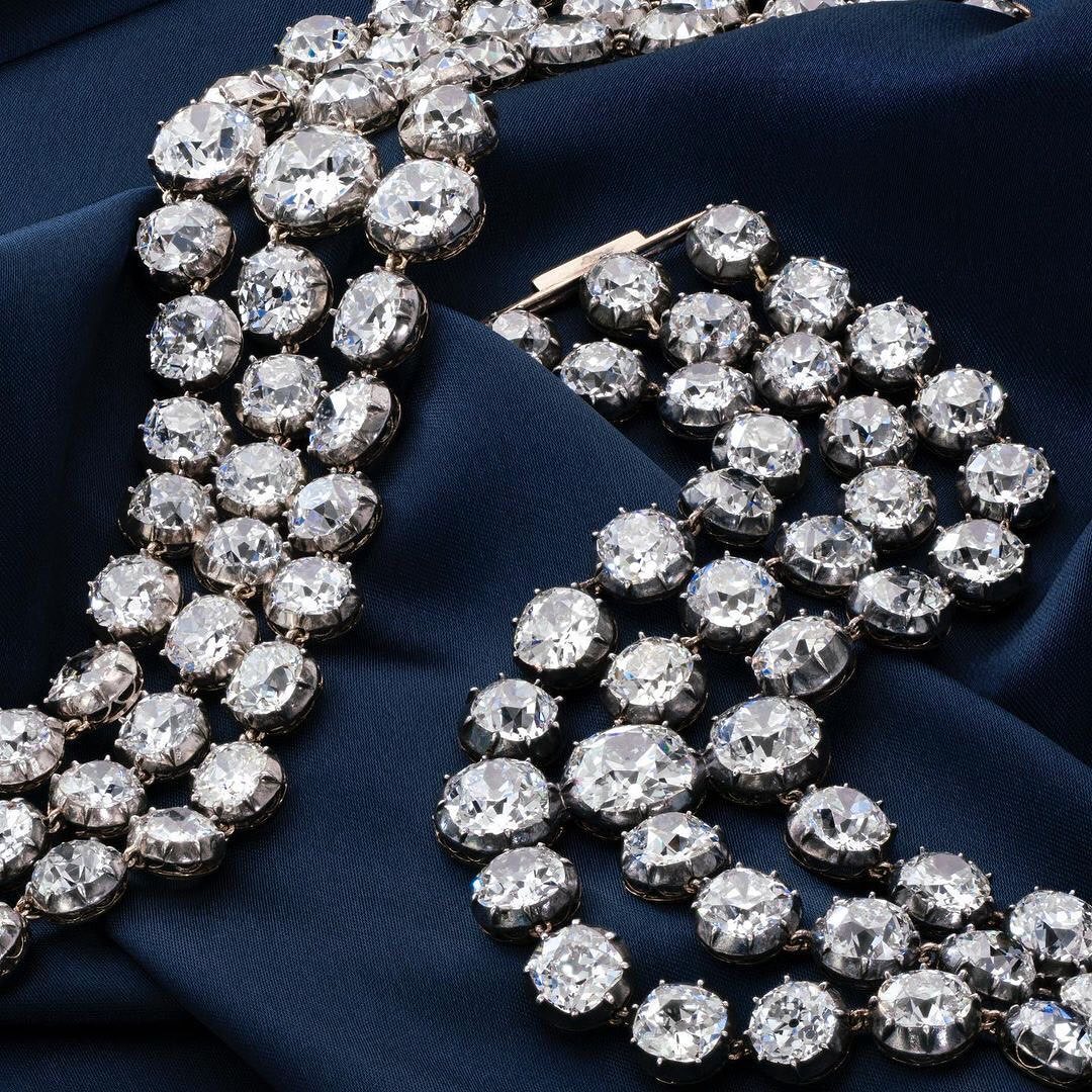 Pulseras de diamantes de Mar&iacute;a Antonieta