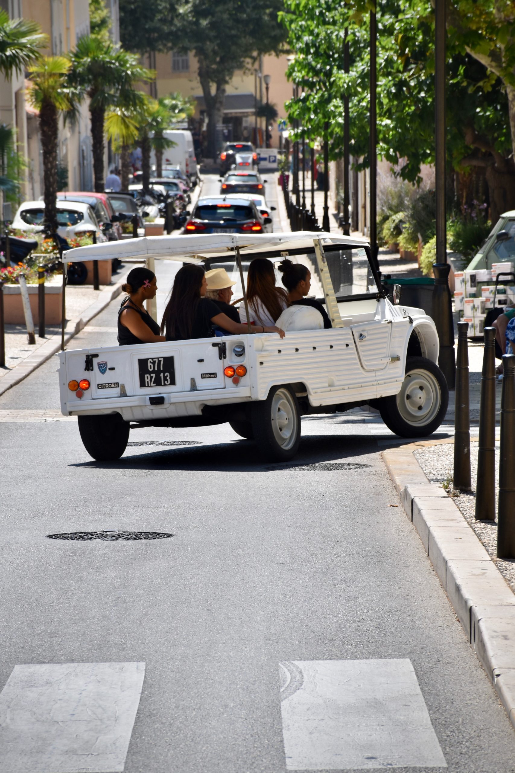 Un Mehari blanco / Foto: Unplash