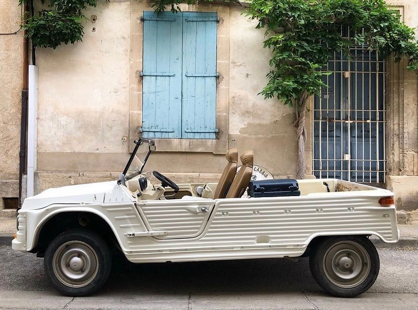 Mehari en blanco / Foto: @citroen_mehari_france