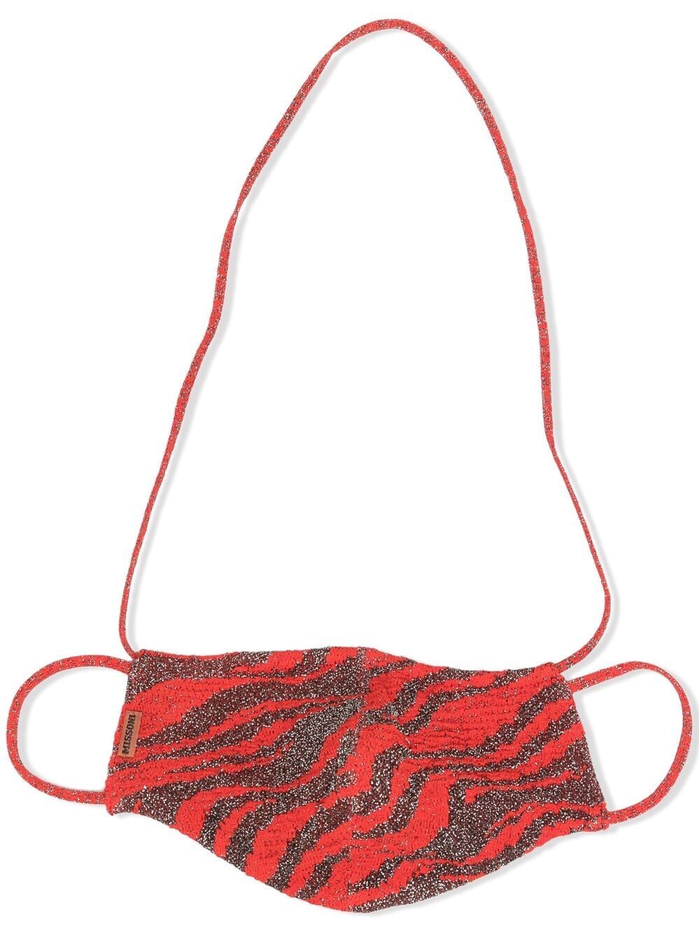 Mascarilla de estampado de cebra de Missoni/Foto: Farfetch