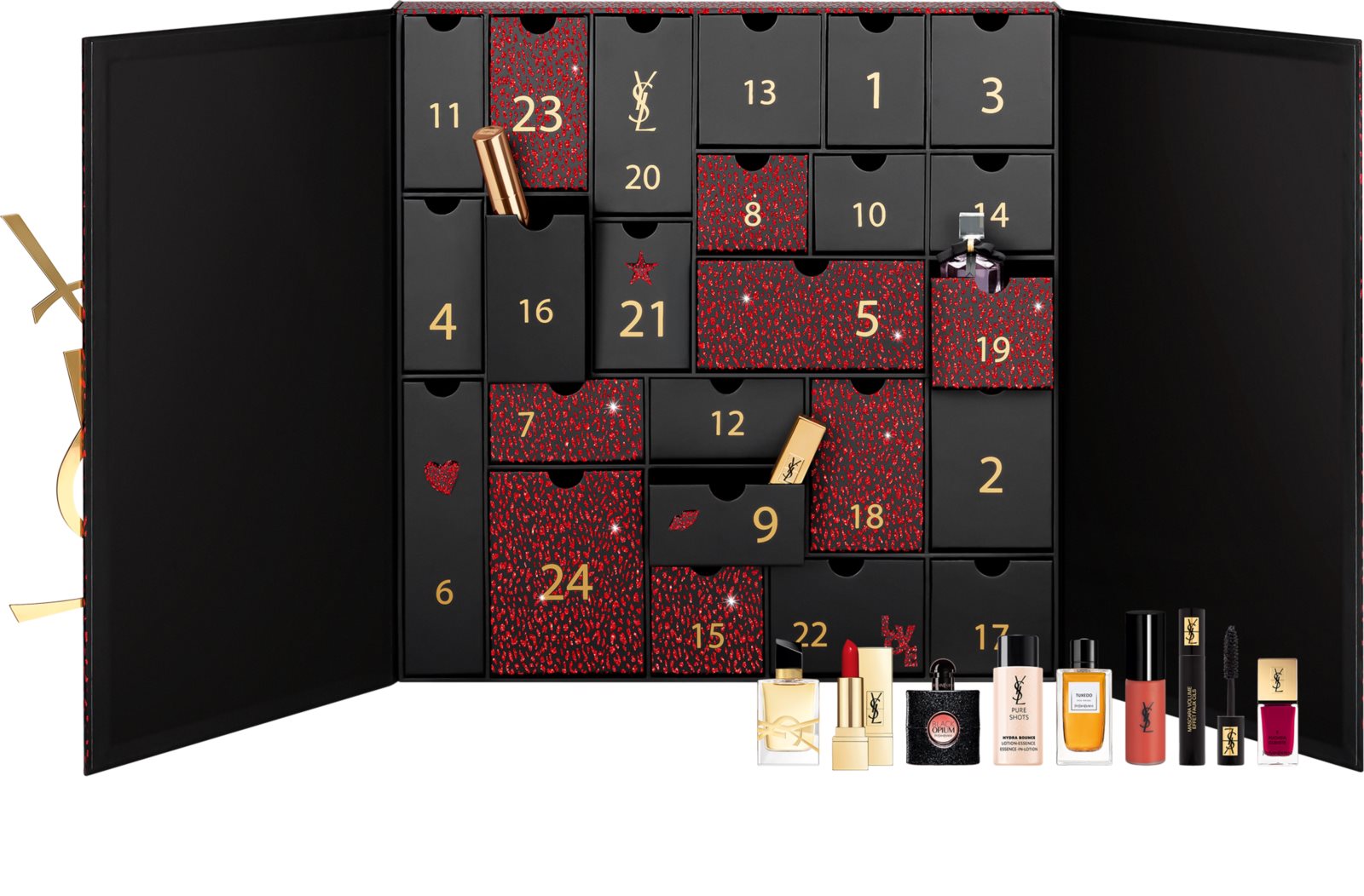 Calendario de adviento de Yves Saint Laurent