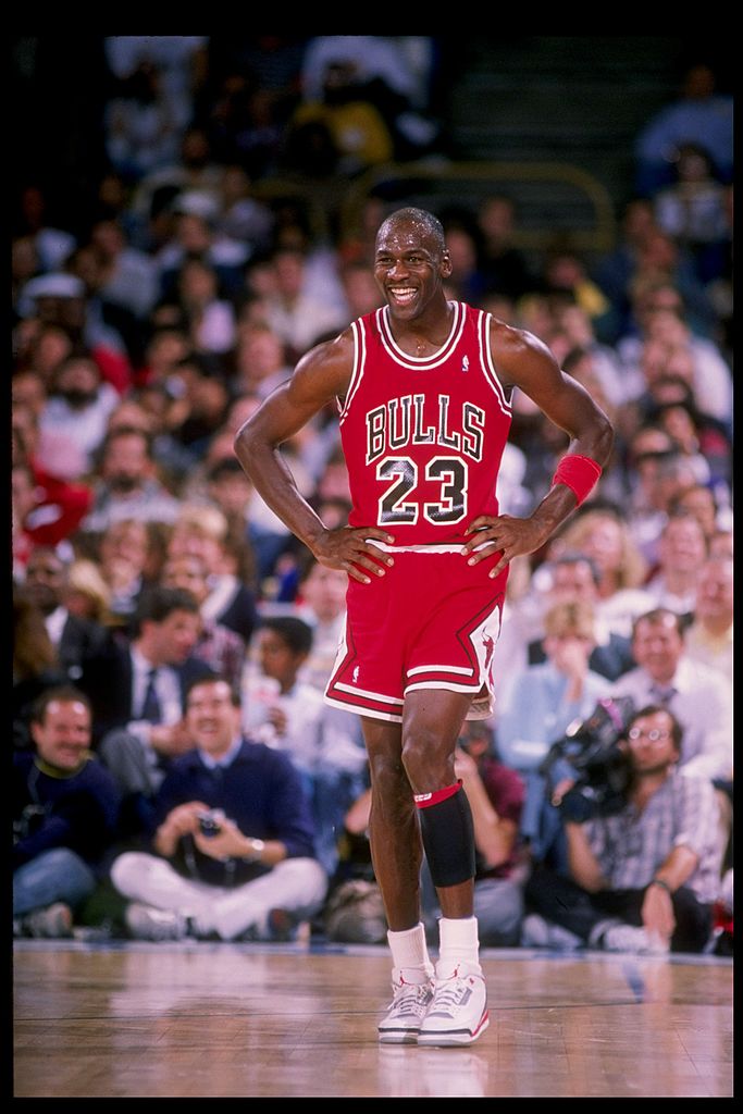 Michael Jordan jugando con los Chicago Bulls