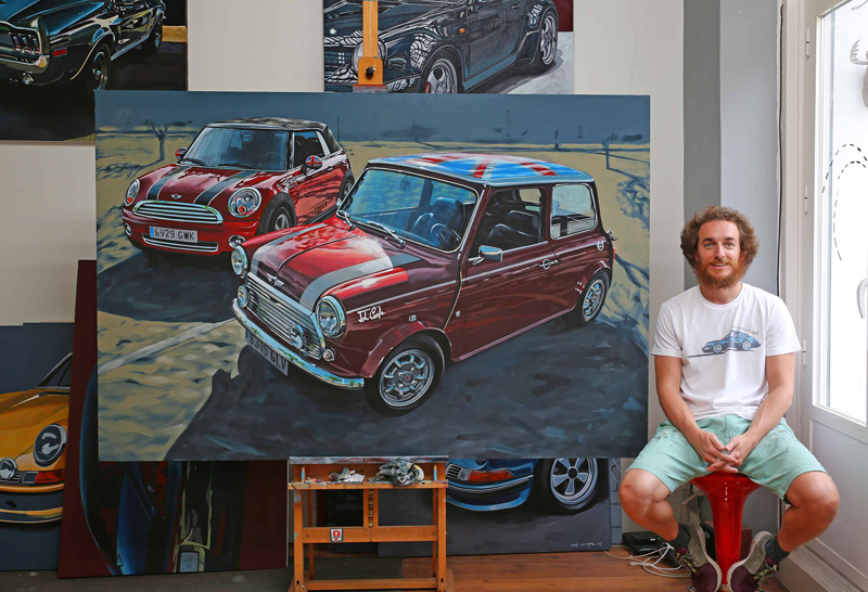 El artista urbano Manu Campa/