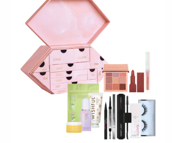 Calendario de adviento de Huda Beauty