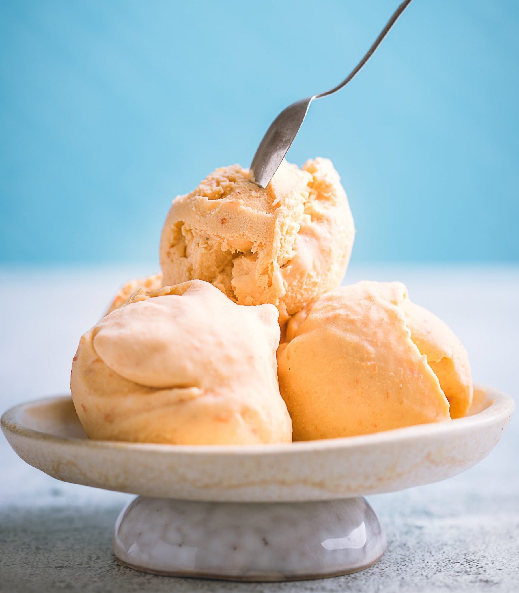 Helado de vainilla